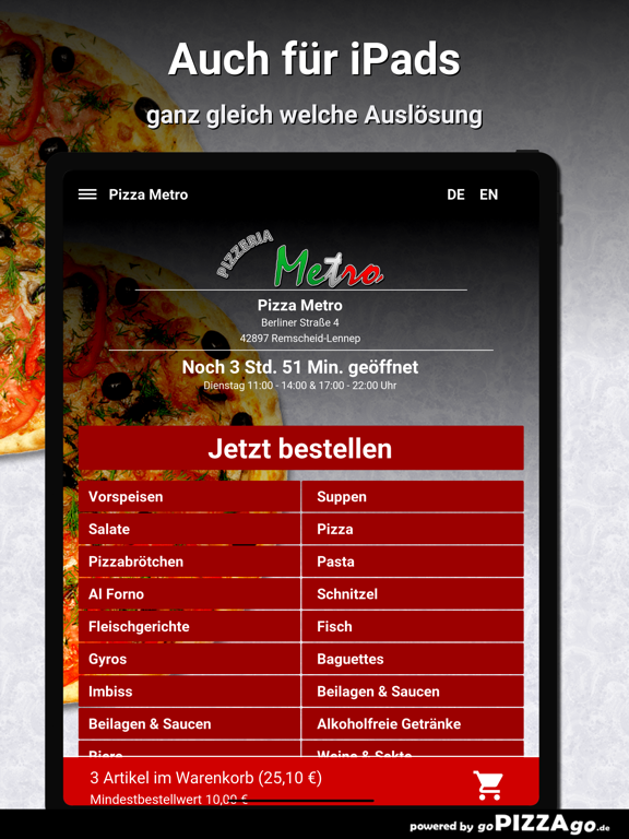 Pizza Metro Remscheid-Lennep screenshot 7