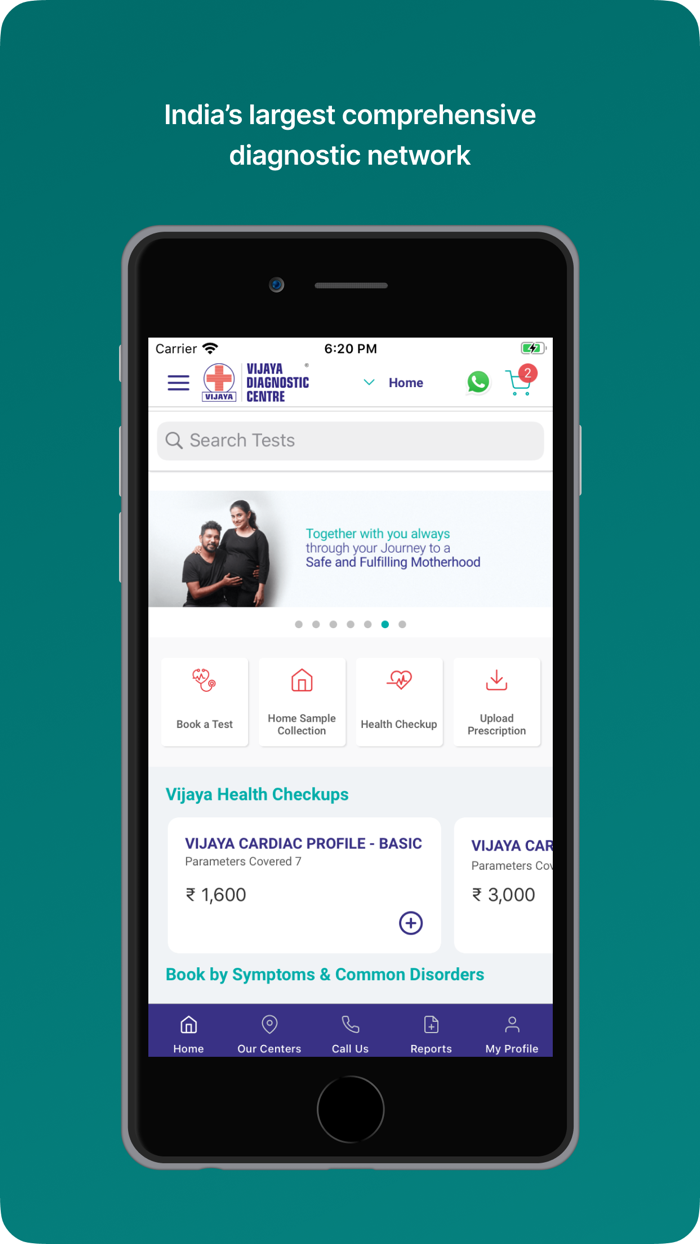 Vijaya Diagnostic Book a Test