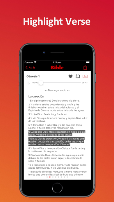 Biblia Reina Valera (Audio) screenshot 3