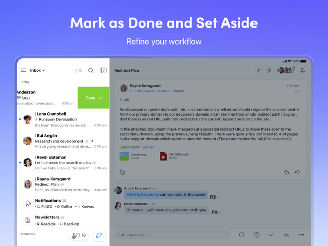 ‎Spark Mail + AI: Email Inbox Screenshot