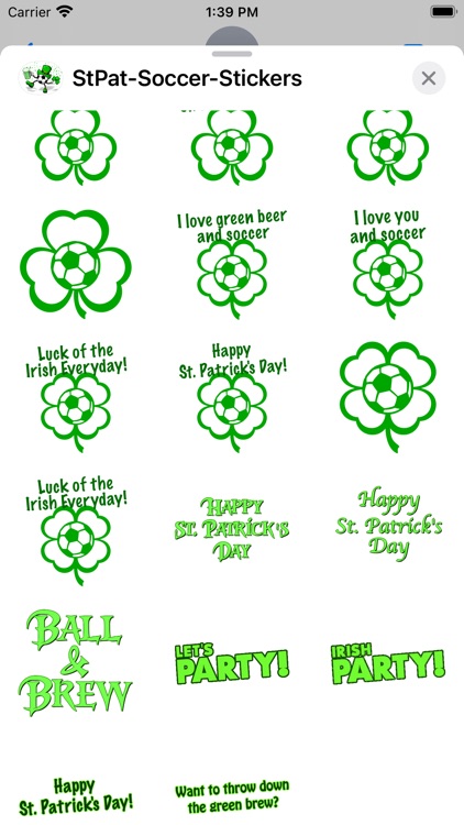 St Pat's Soccer Stickers