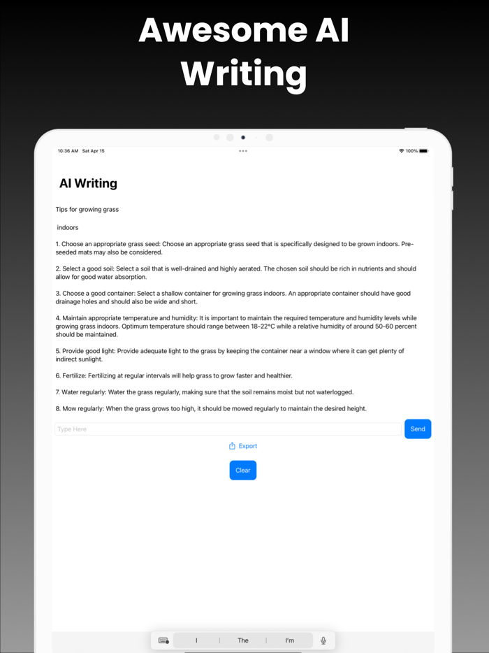 AI Writing