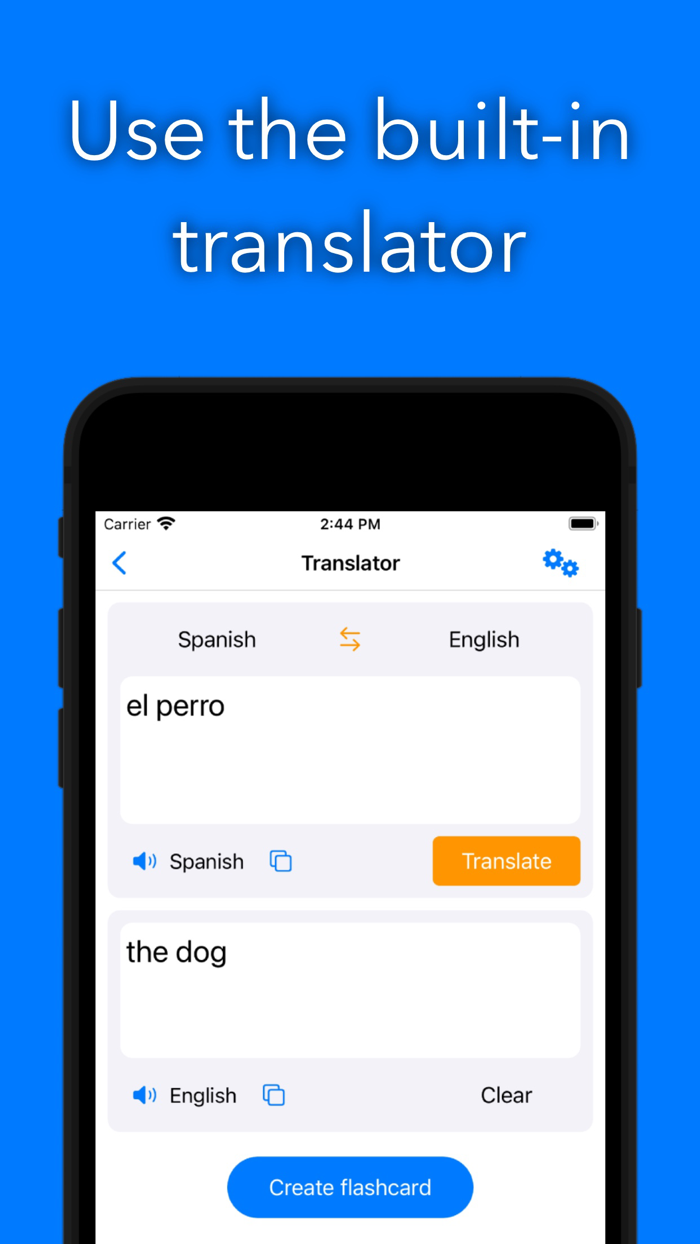 SimpleCards Create flashcards