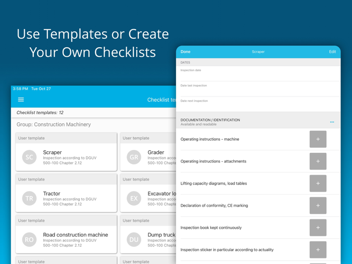 Heavy Equipment Inspection