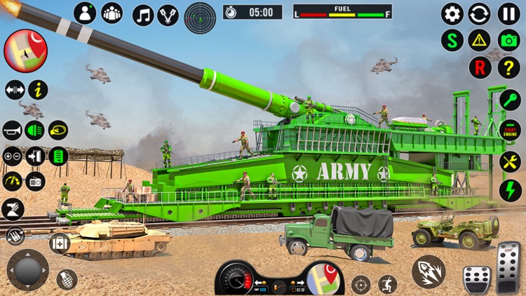 Army Truck Drive Offroad Game screenshot-4