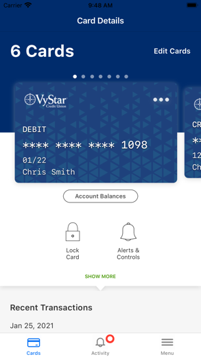 VyStar Card Control screenshot 2