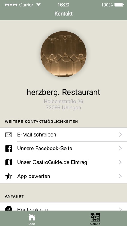 herzberg. Restaurant