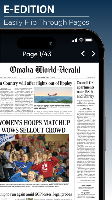 Omaha World-Herald Screenshot