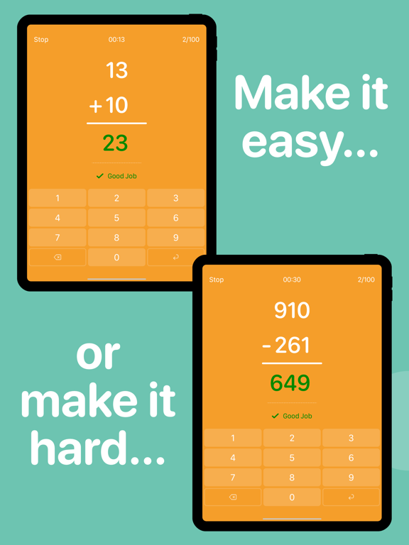 Math Facts - Flash Cards screenshot 4