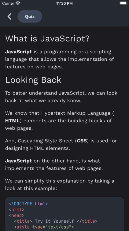 Learn JavaScript w/ Editor