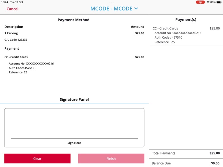 Transact Payments for iPad