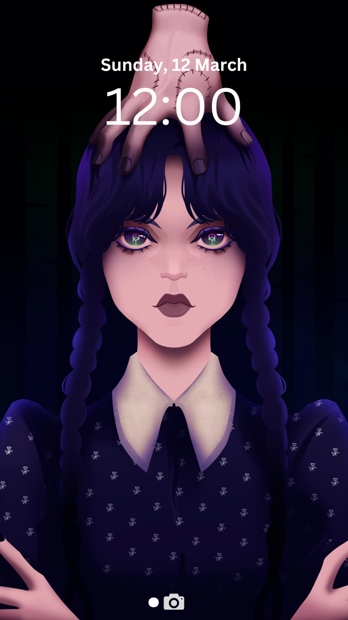 Wednesday Addams Wallpaper 4k