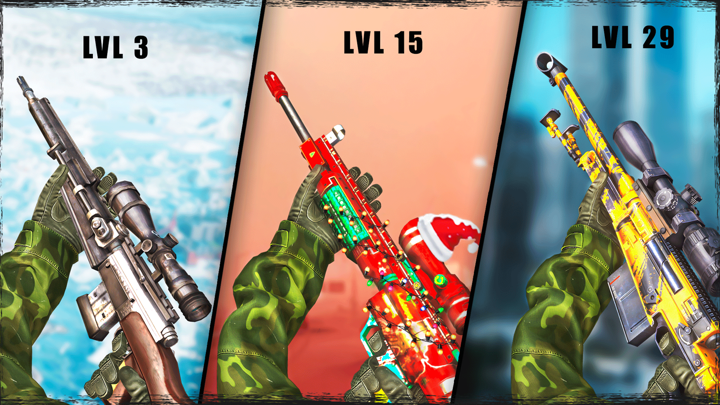 3D War Sniper Warzone Games screenshot 2