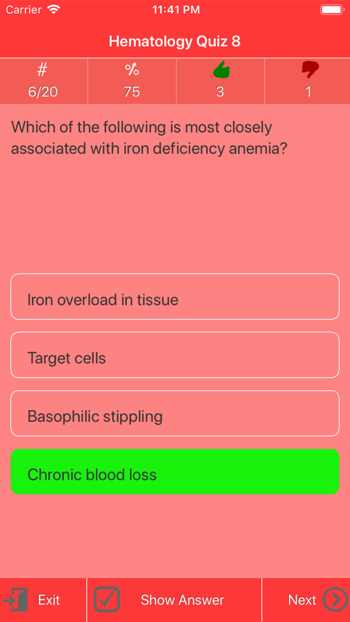 Nursing  Hematology Quiz