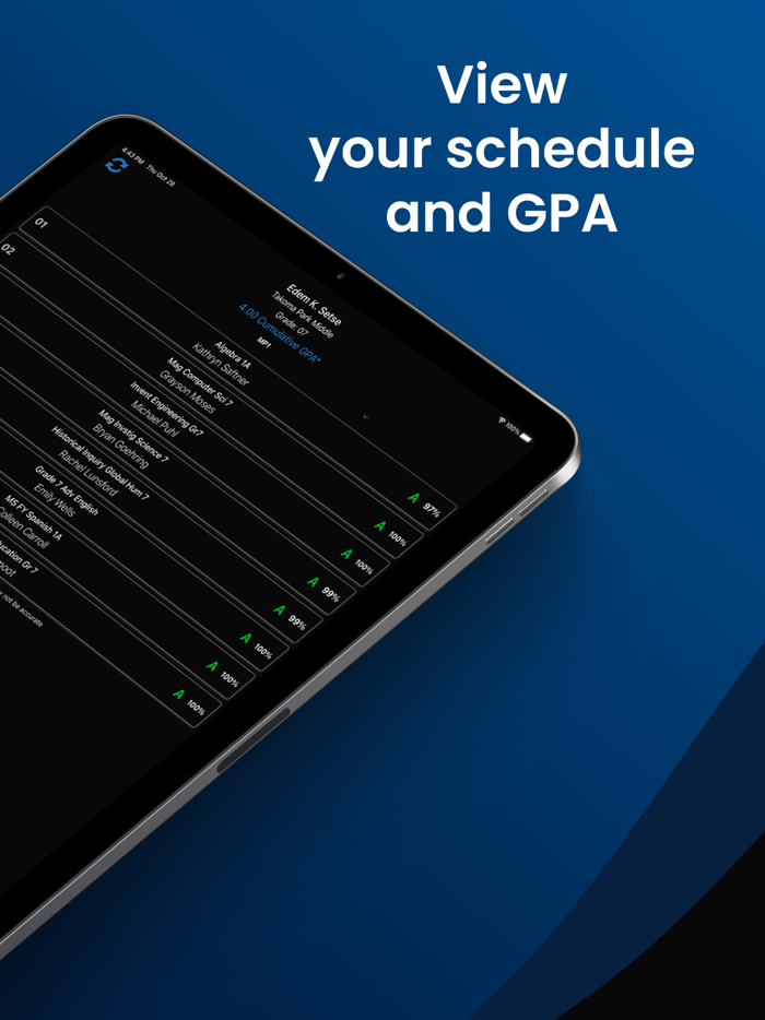 GradeView  Student Grades,GPA