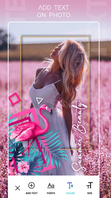 Pink Flamingo Photo Frames screenshot-4