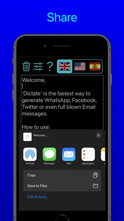Dictate Pro - Speech to text screenshot-6