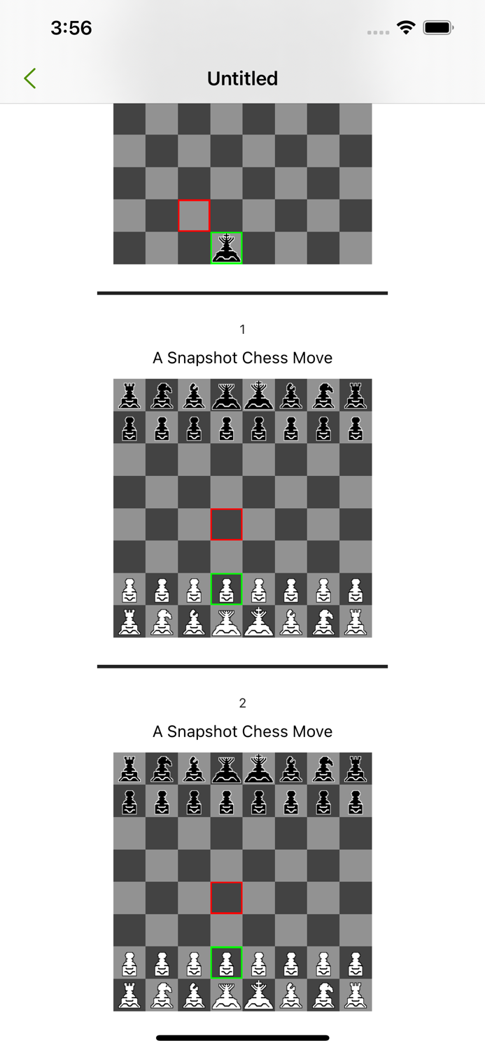 Snapshot Chess Move