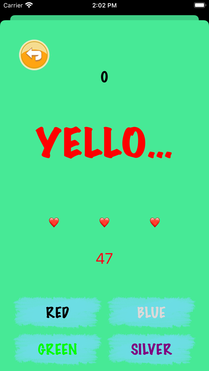 Four Look Colors words