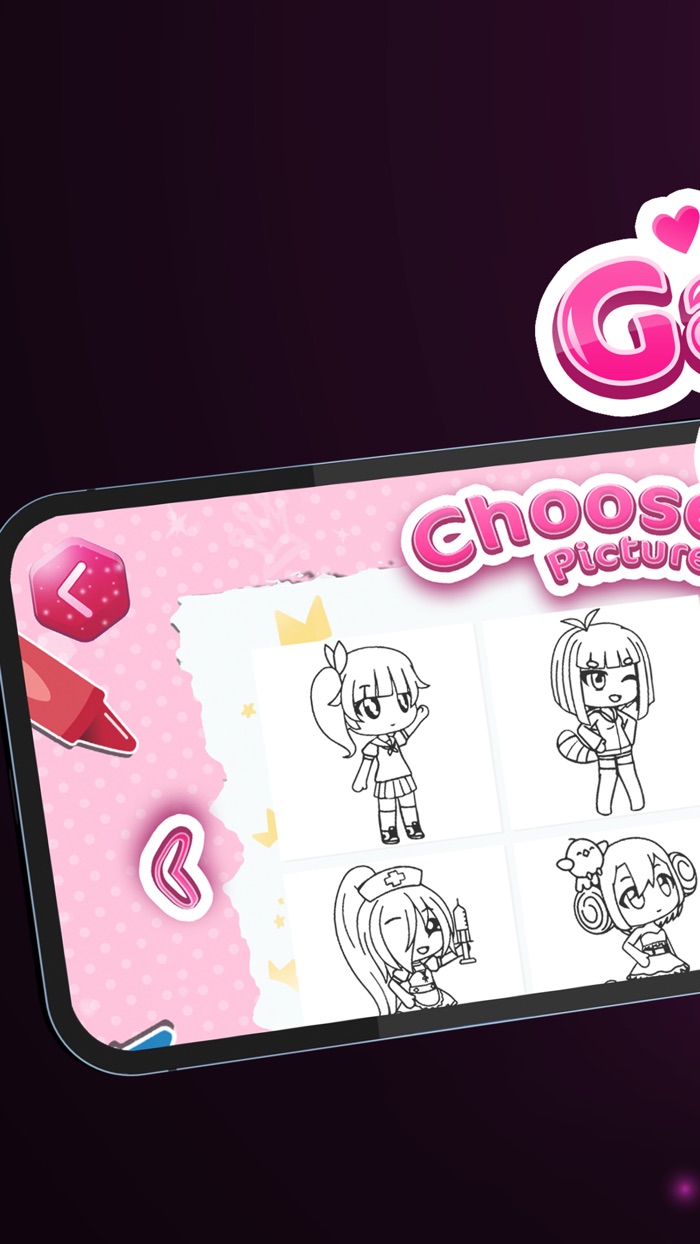 Gacha Clean House  Coloring