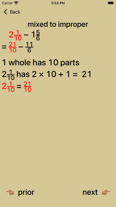 20/20 Fraction Basics Screenshots