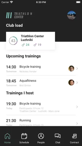 Game screenshot Triathlon Center apk