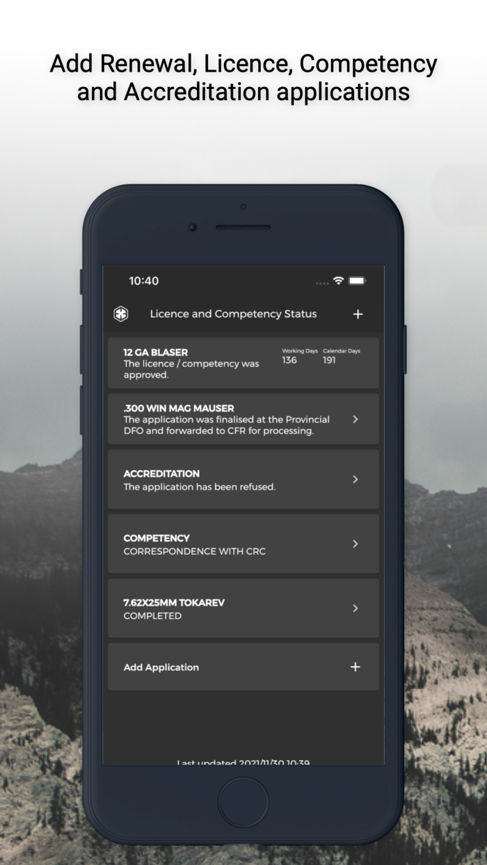 SAPS Licence Competency Status