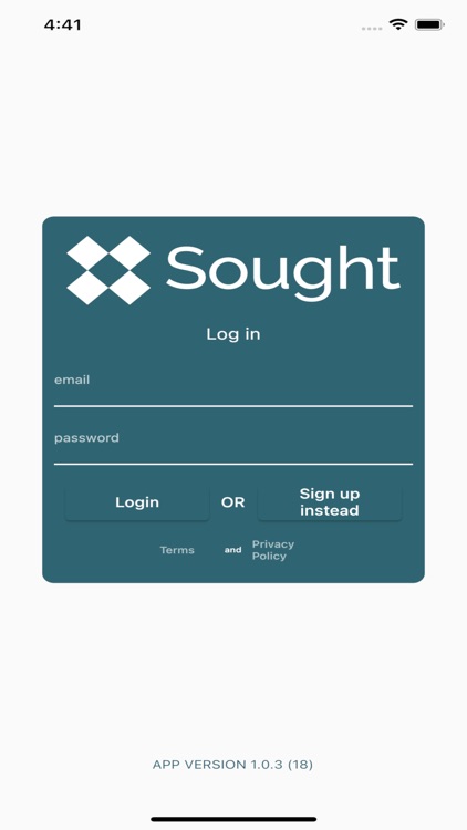 Sought App