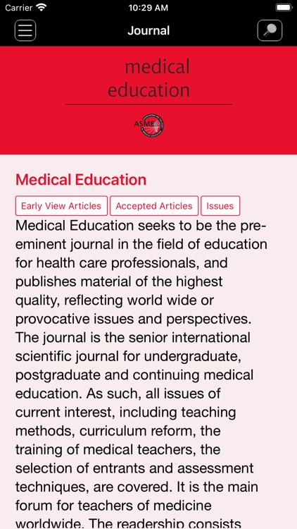 Medical Education Journal