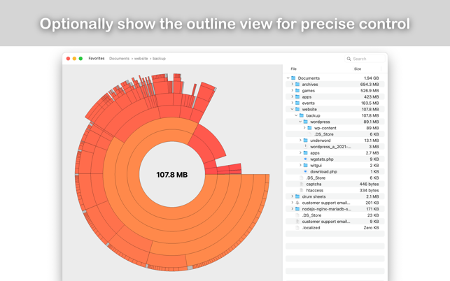 ‎Disk Graph Screenshot