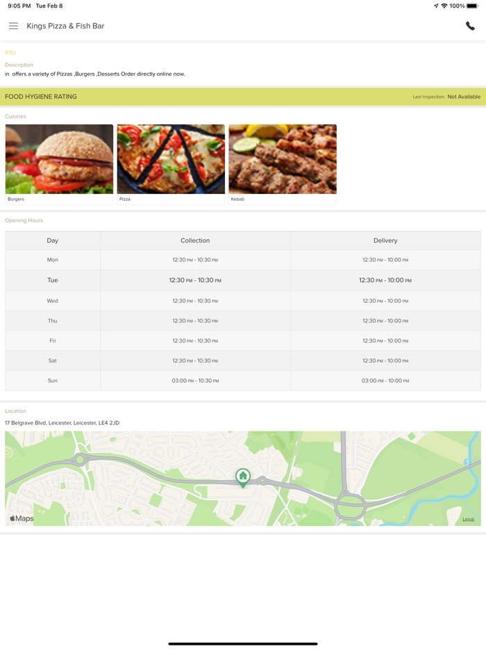 Kings Pizza  Fish Bar