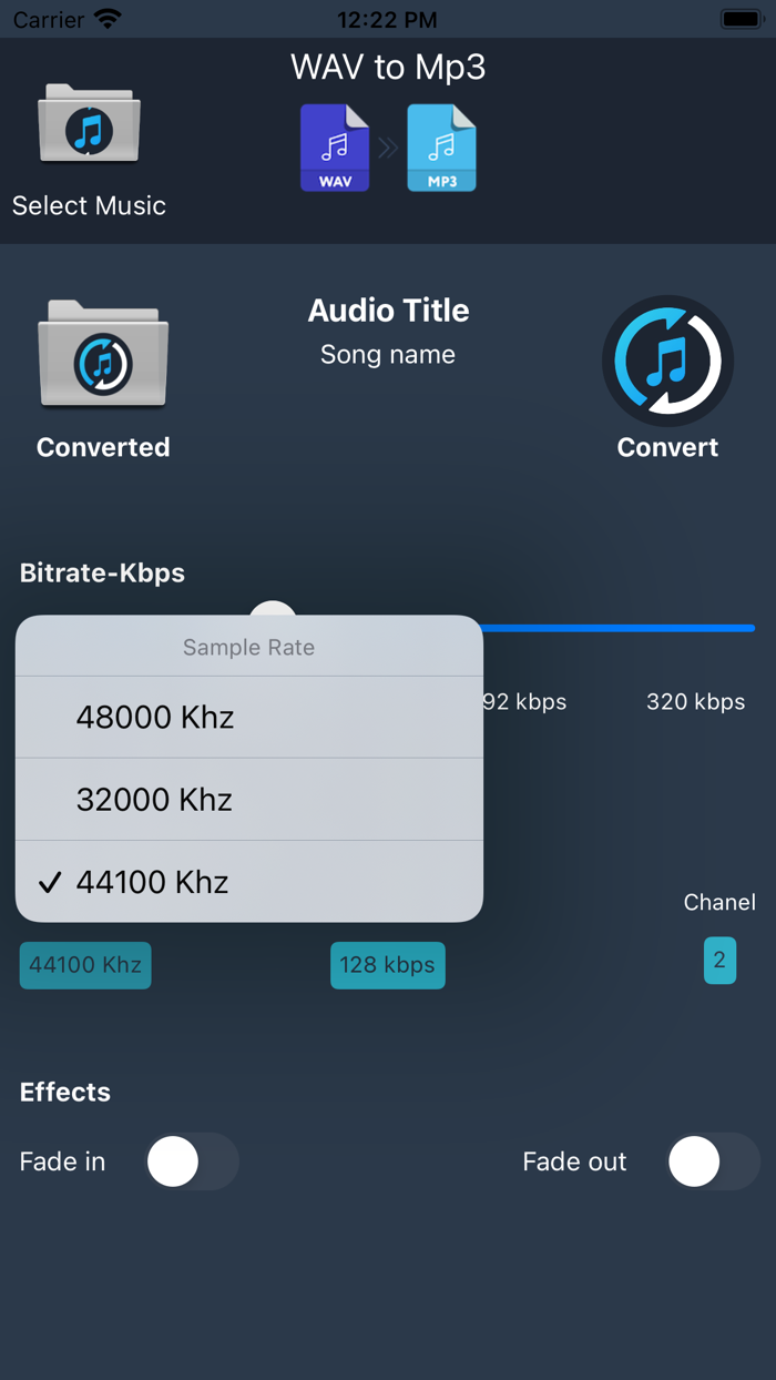 WAV to MP3 Converter