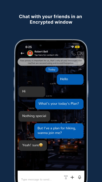 myChat - Talk with friends screenshot 3