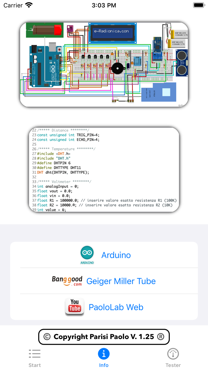 Dosimeter Tester Bluetooth