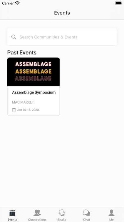 Assemblage Symposium