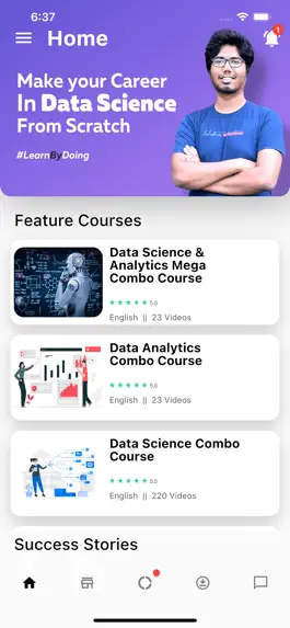 Game screenshot CloudyML Data Science Course apk