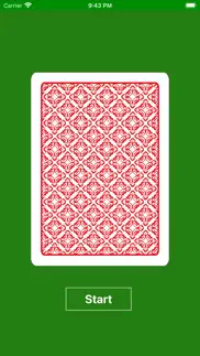 higher or lower card game easy iphone screenshot 1
