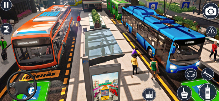 경찰 버스 시뮬레이터 게임 2023