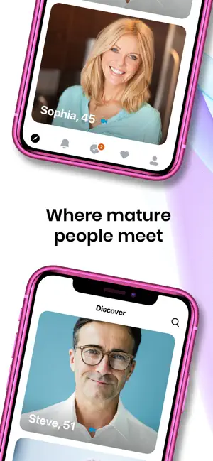 Captura 1 DateMyAge™ - Mature Dating 40+ iphone