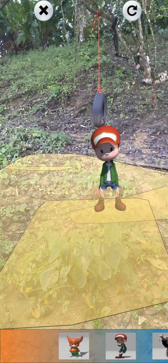 Augmented reality 3D Dancing