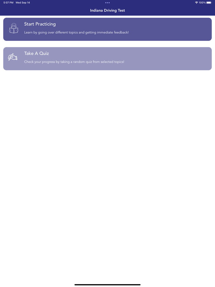 Indiana Driving Test - DMV