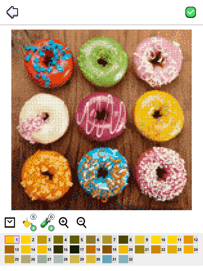 Cross Stitch Color by Number