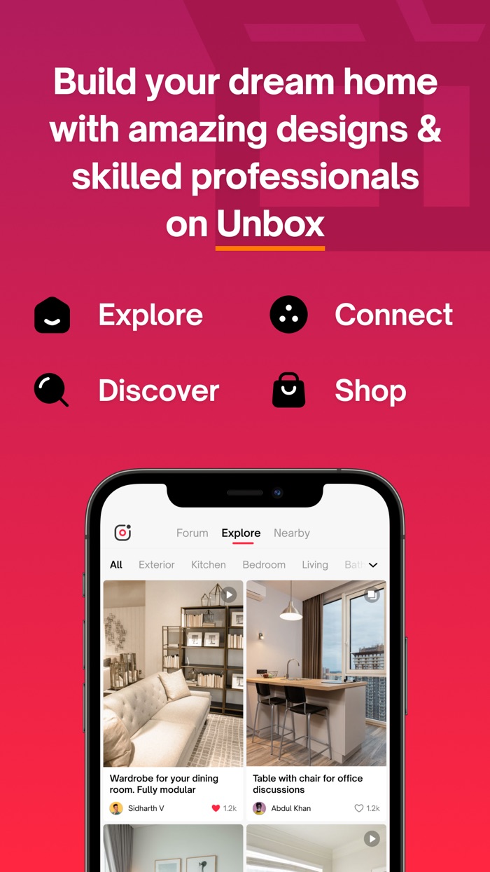 Unbox home design, decor ideas