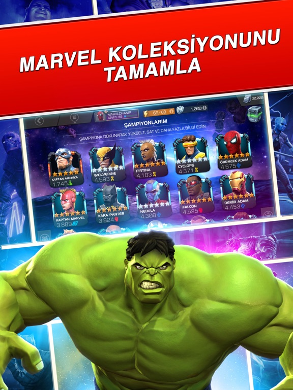 Marvel Şampiyonlar Turnuvası ipad ekran görüntüleri