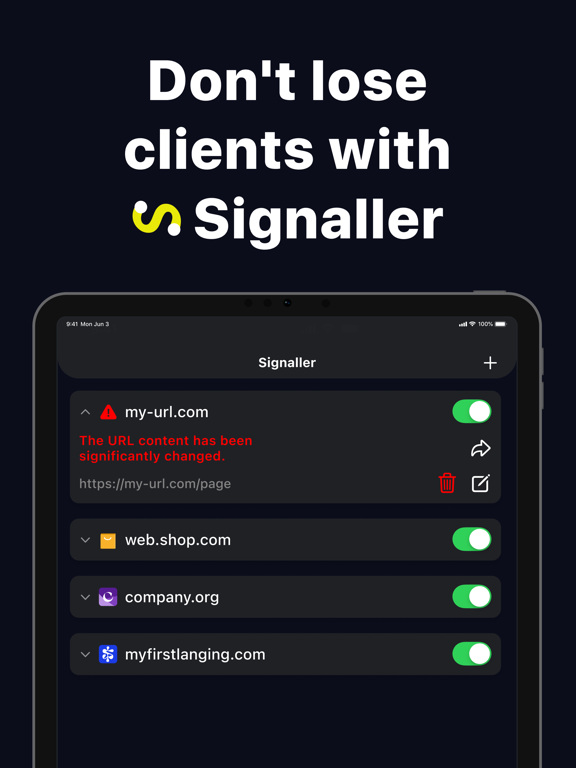Signaller - Uptime monitoring screenshot 3