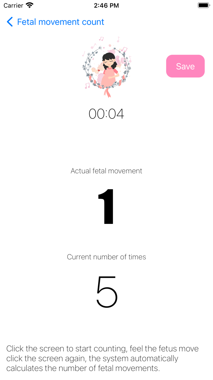 Fetal movement count