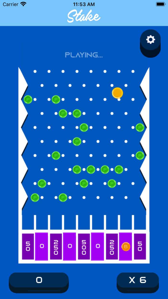 Stake Mobile Plinko Game