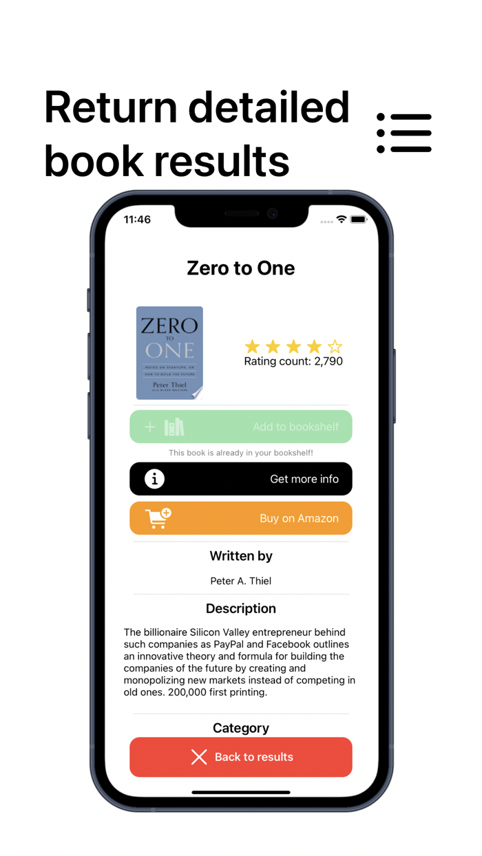 Bookshlf Scan to save books