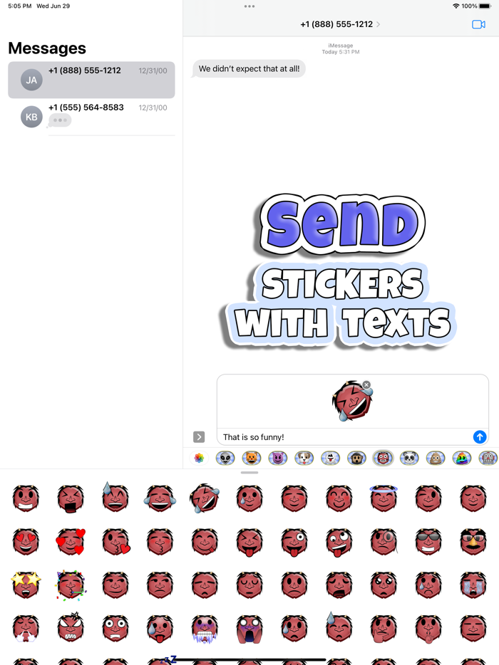 Sticky Moji Ogre Stickers