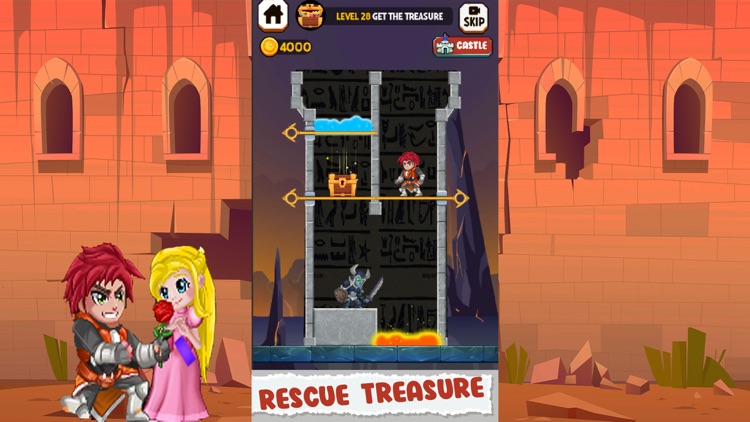 Treasure Rescue - Build Castle